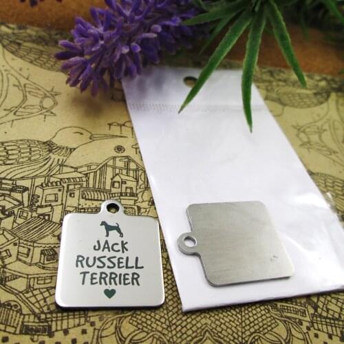 10pcs--"Jack Russell Terrier"dog lover stainless steel charms more style for choosing DIY Charms pendants for necklace
