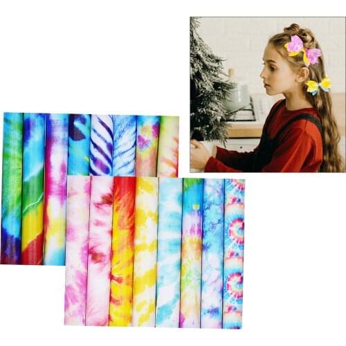 16x Faux Leather Sheets Crafts for Bag DIY Phone Cover Knitting Leathercraft