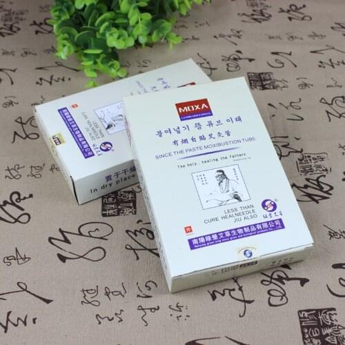180pcs lvying wormwood self-adhesive acupuncture point moxa paste moxibustion massage tube paste