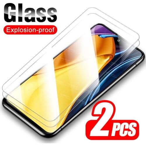 2pcs Protective Tempered Glass For Xiaomi Mi Poco M3 Pro 5G Glass Screen Protectors PocoM3 M3Pro Pocco Pocophone M 3 Cover Film