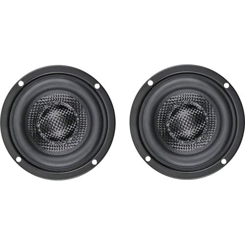 Fiberglass Braided 3 Inch Woofer Subwoofer Hifi Speaker Unit Powerful Low Frequency 4 OHM 8 OHM 25W 2PCS