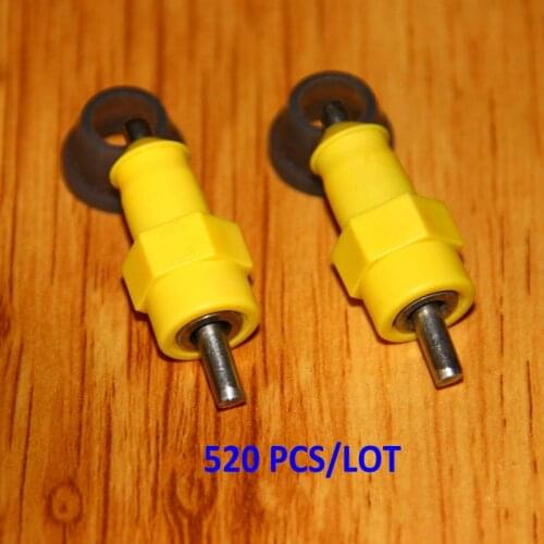 520 PCS PUSH BALL SEAL POULTRY NIPPLE DRINKER WATERER CHICKEN HEN QUAILBIRD CUP