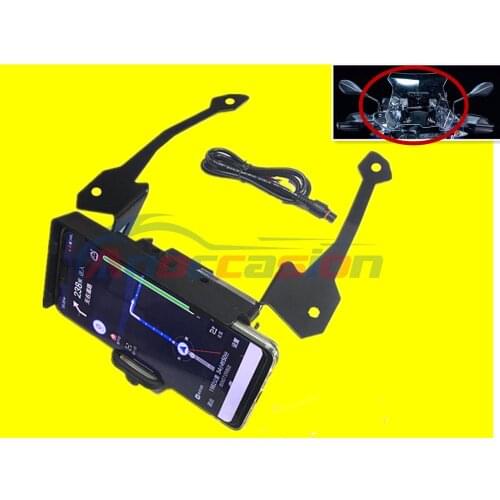Adaptador de montaje de soporte de navegación para BMW F850GS ADV 2018 2019 soporte GPS para teléfono móvil motocicleta