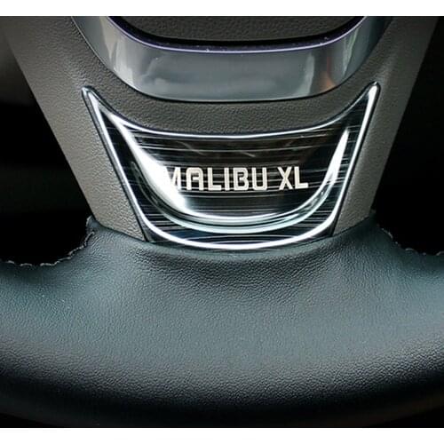 Car steering wheel label sequins For Chevrolet Malibu XL 2016 2017 2018 2019 Carstyling Interior decorative cover Sticker