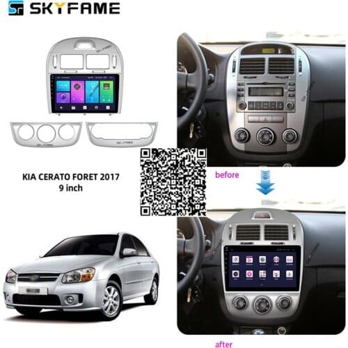 SKYFAME Car Accessories Radio Stereo For Kia Cerato/Forte 2017 Android Multimedia System DSP GPS Navigation Player