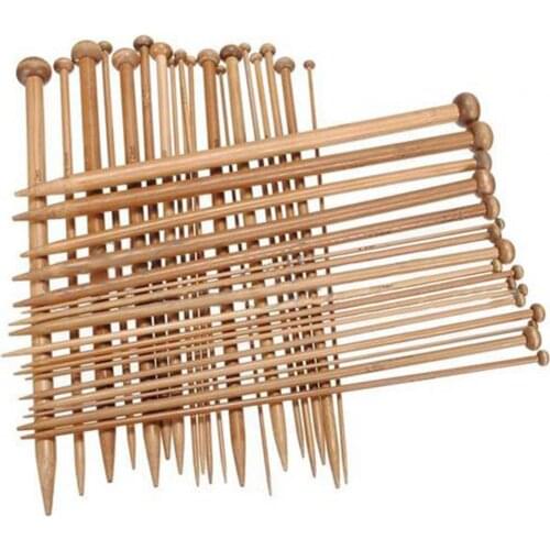 Bamboo Sewing Needles DIY Knitting Needle Environmentally Friendly Multipurpose Carbonized Bamboo Bamboo Knitting Needles hot