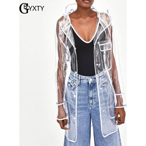 GBYXTY Women's Raincoats With A Hood