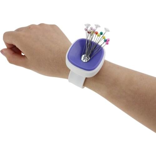 Sewing Magnetic Box Needle Pin Cushion Magnetic Catcher Neddlework DIY Wrist Portable Kit Tool Storage Box Sewing Tools