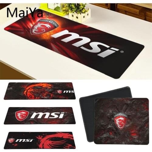 Maiya Top Quality MSI Dragon Customized laptop Gaming mouse pad Free Shipping Large Mouse Pad Keyboards Mat