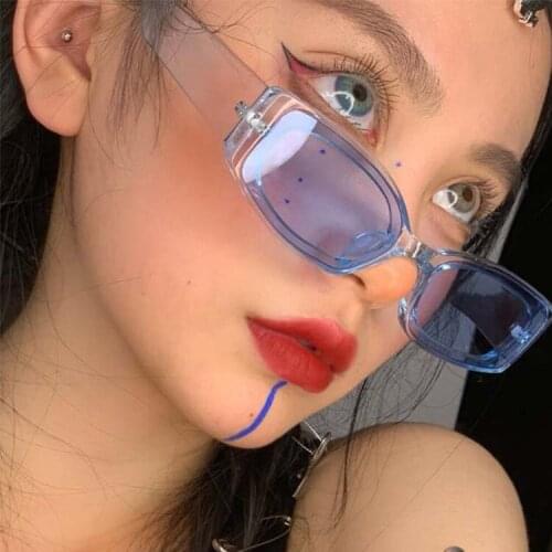 Small Square Sunglasses Women Men Trendy Vintage Brand Design Green Gradient Lens Sun Glasses For Female Eyewear UV400