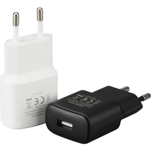 Certified 1A EU USB Charger Mobile Phone EU Charger Plug Travel Wall Charger Adapter For iPhone iPad Samsung Xiaomi Huawei