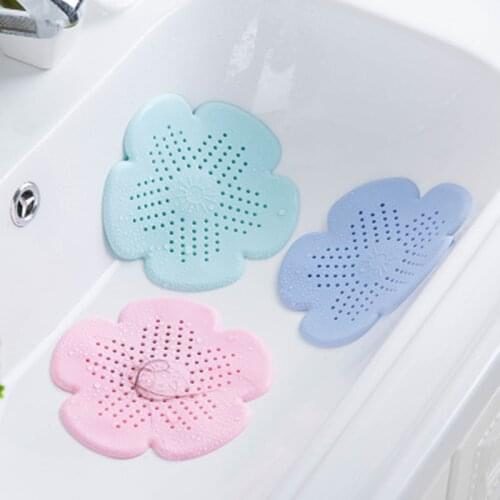 Silicone Filter Bathtub Hair Catcher Stopper Shower Drain Hole Filter Trap Sink Strainer for Bathroom Toilet Kitchen accessories