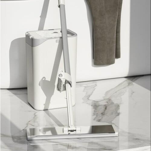 Cloth Floor Mop Spin Flat Bucket Touchless Squeeze Mop Microfiber Swiffer Clean Up Limpieza Hogar House Cleaning Tools DK50MP