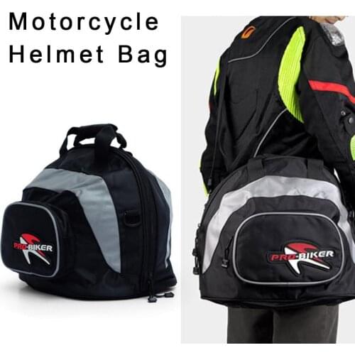 Waterproof Motorcycle Helmet Storage Bag Outdoor Sports Riding Cycling Large Capacity Bag For Full Face Half Face Helmet