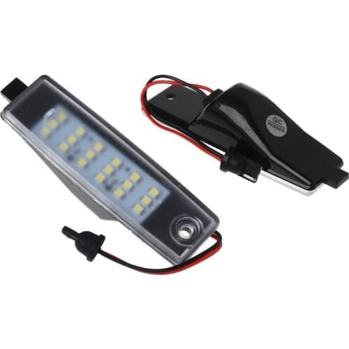 2pcs 18 LED License Number Plate Light for toyota HiAce 05-11 Rav 4 Vanguard