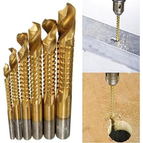 3-8mm high speed hacksaw drill woodworking bit electric drill set slotting saw tooth drill wood reamer