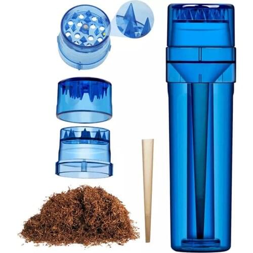 4 Layer Weed Herb Grinder Smoking Accessories Household Tobacco Filler Integrated Cigarette Rolling Machine Smoke Cutter Tool