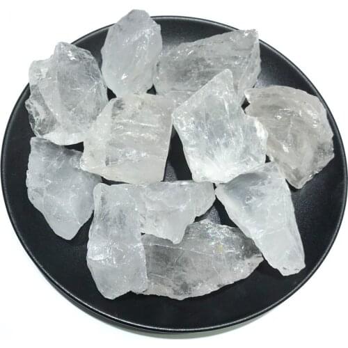 AAAA+ 100g Natural Mineral White Quartz Crystal Stone Rock Chips Specimen Healing collection natural crystal fish tank stone