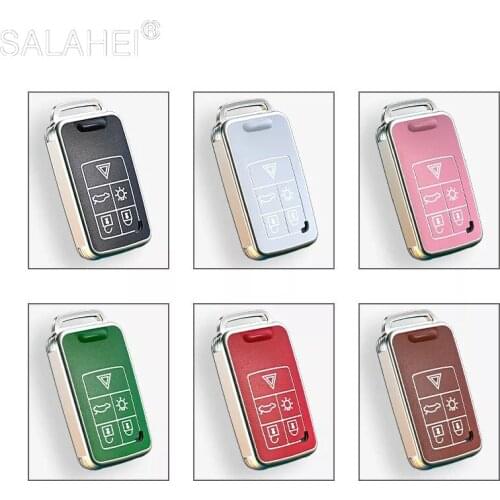 Car Remote Intelligent Key Case For Volvo XC90 2017 S90L T5 T6 2015 2016 T8 S90 2018 XC60 Auto Tpu Full Protection Key Shell Bag