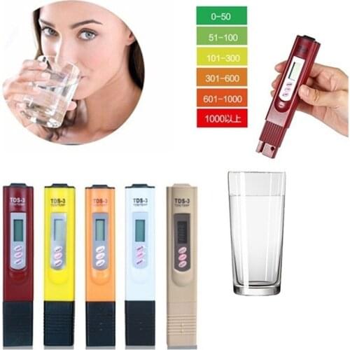 LCD TDS Meter Digital Water Tester PPM Temperature TDS Testers Pen Tool for Hydroponics,Outdoor Pools,Aquariums,Spa and Drinking