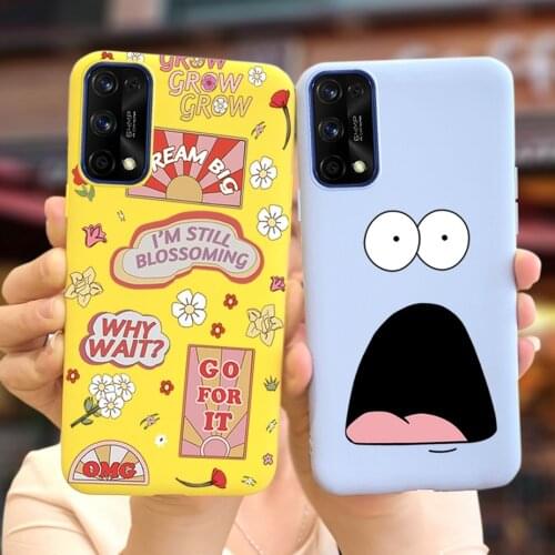 For Realme 7 Pro Case Realme7 Cute Cartoon Back Cover Soft Slim Fundas on For Oppo Realme 7 7 Pro Phone Cases Realme7 7Pro Coque