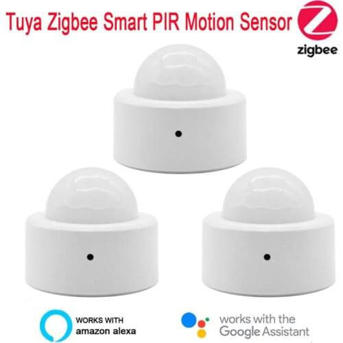 Tuya Zigbee Infrared Detector Smart PIR Motion Body Human Sensor Module Smart Life Tuya App Remote Control Alarm System 2021