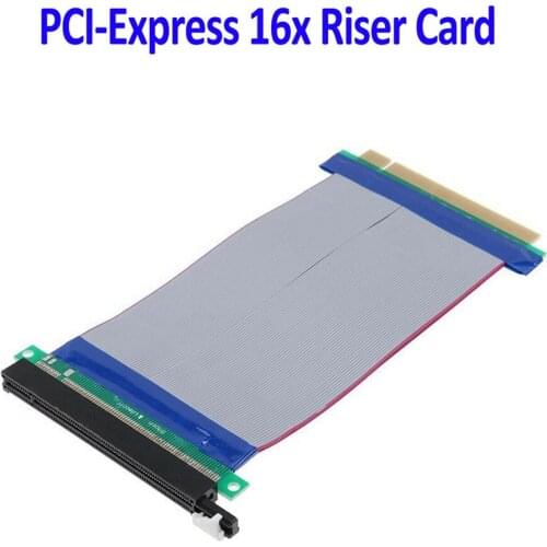 PCI Express Flex Relocate Cable PCI-E 1/4/8/16X Slot Riser Card Extender Extension Ribbon For Bitcoin Miner