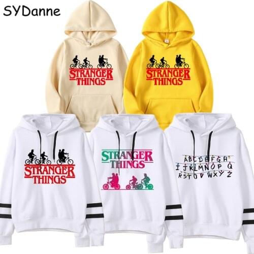Kpop Stranger Things 3 Hoodies Sweatshirts Cosplay Eleven Hooded Sweater Kawaii Girls Hopper Hip Hop Hoodie Sweatshirt Men Women