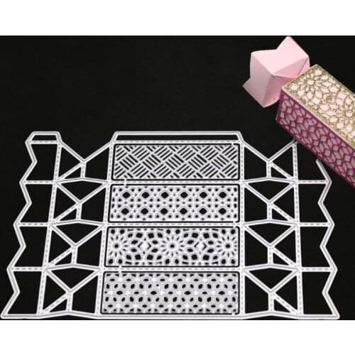 Creative Candy Box Metal Cutting Dies Stencil DIY Scrapbooking Album Stamp Paper Card Embossing Decor Crafts