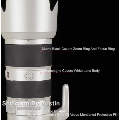 Lens Decal Skin For Sony FE 70-200 200-600 100-400 Sigma Skin Decal Protector Anti-scratch Coat Wrap Cover Sticker