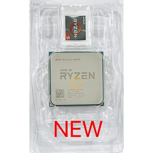 AMD Ryzen 5 1600X 3.6 GHz Six-Core Twelve-Thread CPU Processor 95W L3=16M YD160XBCM6IAE Socket AM4 NEW
