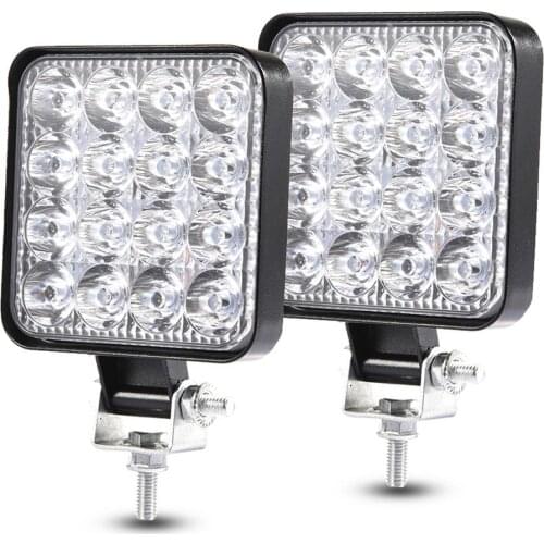 10W Car Flood LED Light for Off-road Truck JEEP Wrangle Modified Driving Lamp Cabin SUV Boat Marine Super Light Lamp