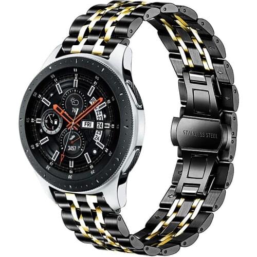 22mm Stainless Steel Strap For Samsung Galaxy Watch 3 45mm Gear S3 Frontier Huawei Watch GT 2 Pro Band For Galaxy 46mm Bracelet