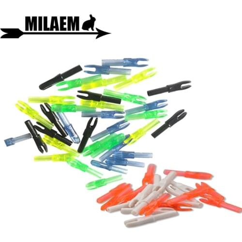 Archery Arrow Nock Arrow Cam Plastic Nocks ID 4.2mm Arrow Shaft Carbon Aluminum Arrow Shooting Hunting Accessories