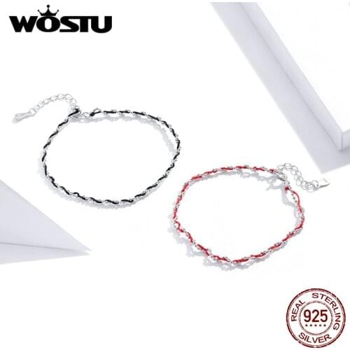 WOSTU Black Bracelets