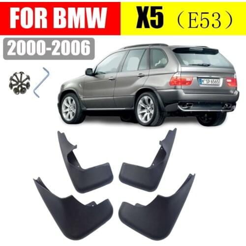 For BMW X5 E53 mudguard mud-splash mudflaps X5 car Fender for BMW car accessories splash flaps 2000-2006 4PCS