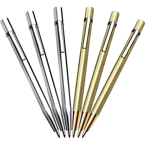 6 Pcs Tungsten Carbide Tip Scribe Metal Etching Pen Carve Engraver Scriber Tools For Stainless Steel Ceramics Glass