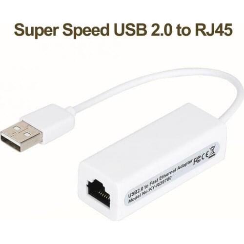 Fast Speed USB 2.0 To Ethernet Lan RJ45 Network Adapter Card Adapter For PC Desktop Laptop Computer LAN Adapter