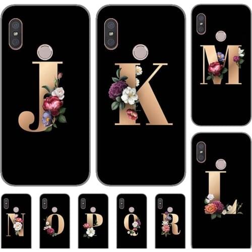 For Xiaomi Mi Play miplay Xiaomi Play Case Funny Custom Name Letter Couple Cover Fashion Black TPU Soft Phone Coque Capa