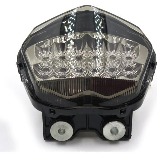 Afternarjet Motorcycle Parts LED Tail Light Brake Turn Signals For Ninja ZX250R 2008 2009 2010 Smoke