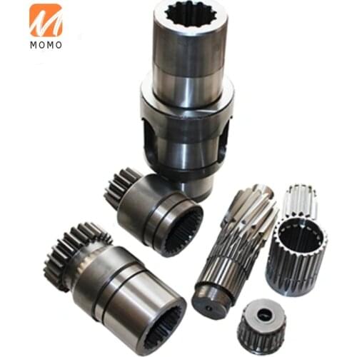 Customized steel gear shaft/gear grinding shaft/gear spline shaft