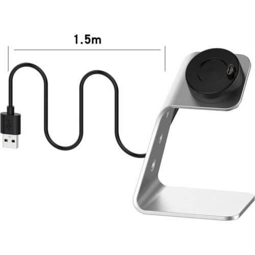 Wtitech Data Cable Bracket Charger for Forerunner 745/Venu Sq/Fenix6/Fenix 5S/5S Plus/5/5 Plus/5X/5XPlus/Approach S60 etc