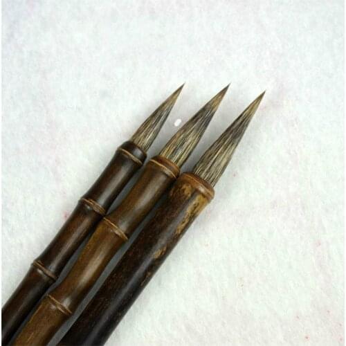 Stone Badger Hair Calligraphy Brush Chinese Painting Mark Brush Pen Bird Landscape Ink Painting Brush Pen Tinta China