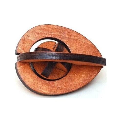 Classic IQ Mind Brain Teaser Wood Puzzles Game for Adults Kids