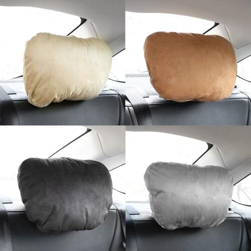 LEEPEE Car Neck Pillow Soft Car Headrest Head Neck Support Car-styling Breathable Car Pillow