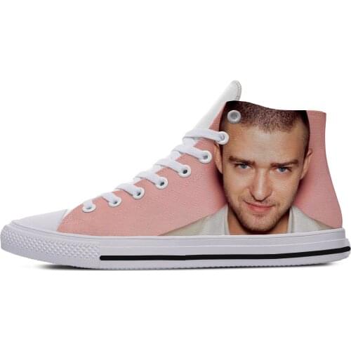 2019 Hot Justin Timberlake Eminem Leisure Shoes Men Lightweight Plimsolls Hip Hop Eminem Breathable Comfortable Canvas Shoes
