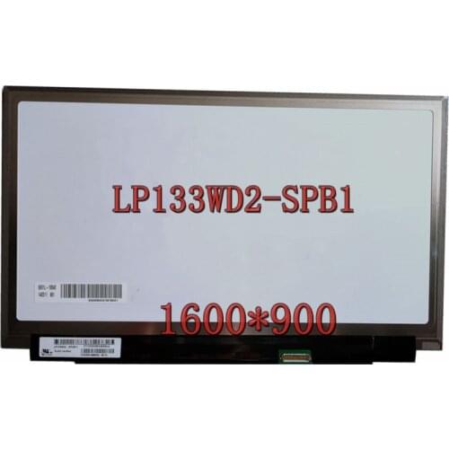 LP133WD2-SPB1 LP133WD2 SP B1 LP133WD2 (SP)(B1) LED Screen Matrix for Laptop 13.3" 1600X900edp 30Pin Matte LCD Screen