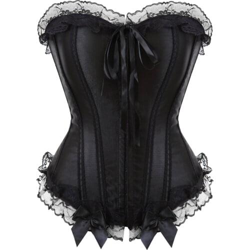Fashion Slim Sexy Lace Body Shaping Overbust Corset Ladies Shapewear Tops
