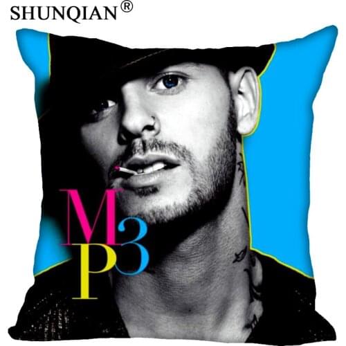 Custom Pillowcase Matt Pokora Square Zipper Pillow Cover 35X35,45X45,60X60cm(Two Sides) Print Your Pictures Pillow Cases