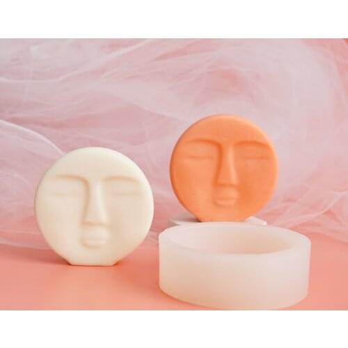 New Silicone Candle Mold DIY Three-dimensional Portrait Candle Silicone Mold Candle Mold Soap Making Mold Candle Making Kit
